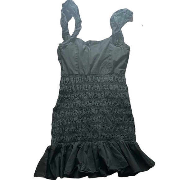 endless rose Ruffle Sleeve Smocked Mini Dress - Picture 5 of 5